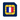 An eSIM card icon in dark blue with a yellow border and a French tricolor flag (blue, white, and red) in the centre, shown on a plain white background.