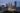 view of Kuala Lumpur skyline at dusk with the Petronas Towers